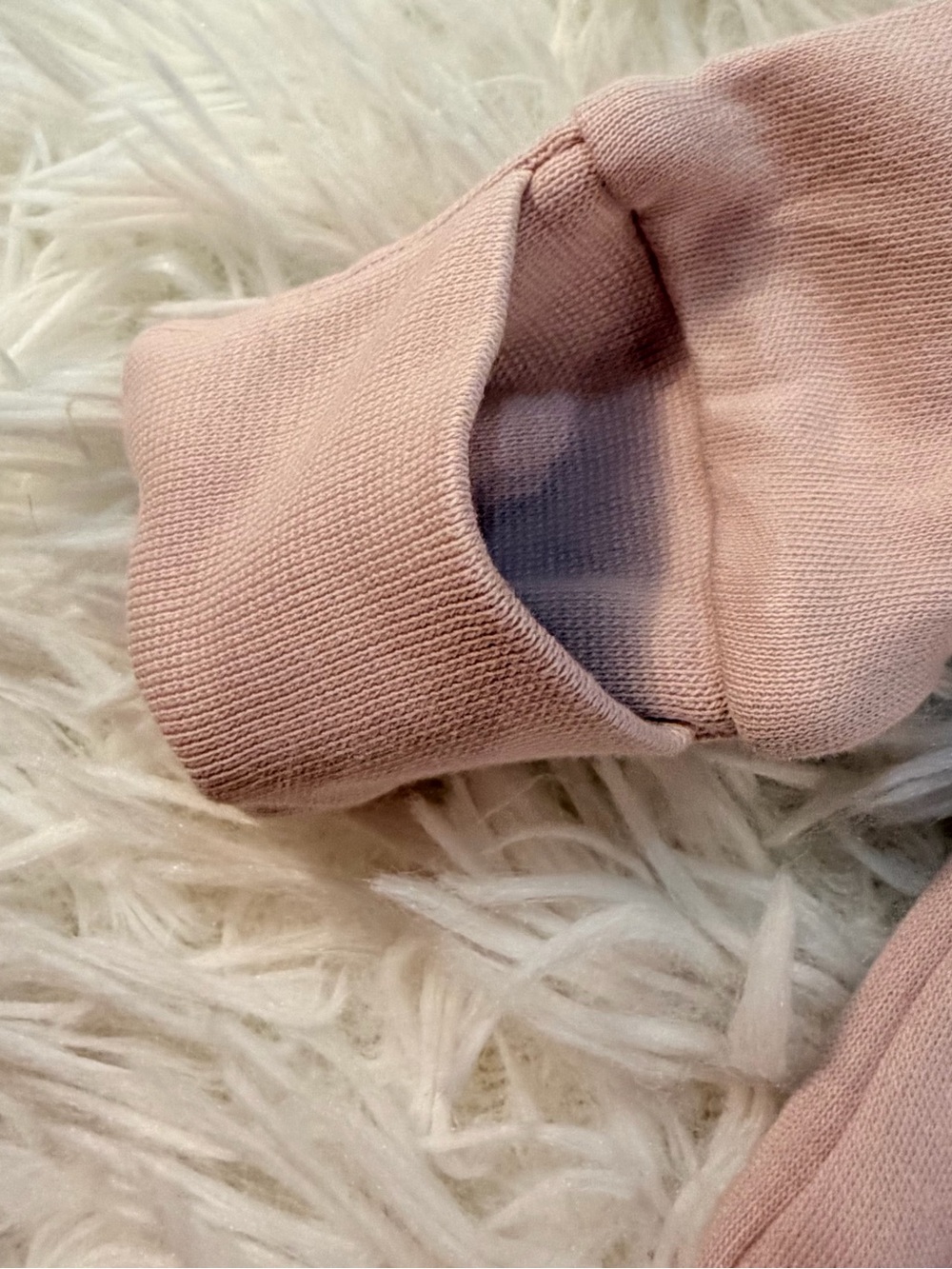 Colored Organics Newborn Organic Cotton Kimono Sleep Gown Mauve - Picture 9 of 11